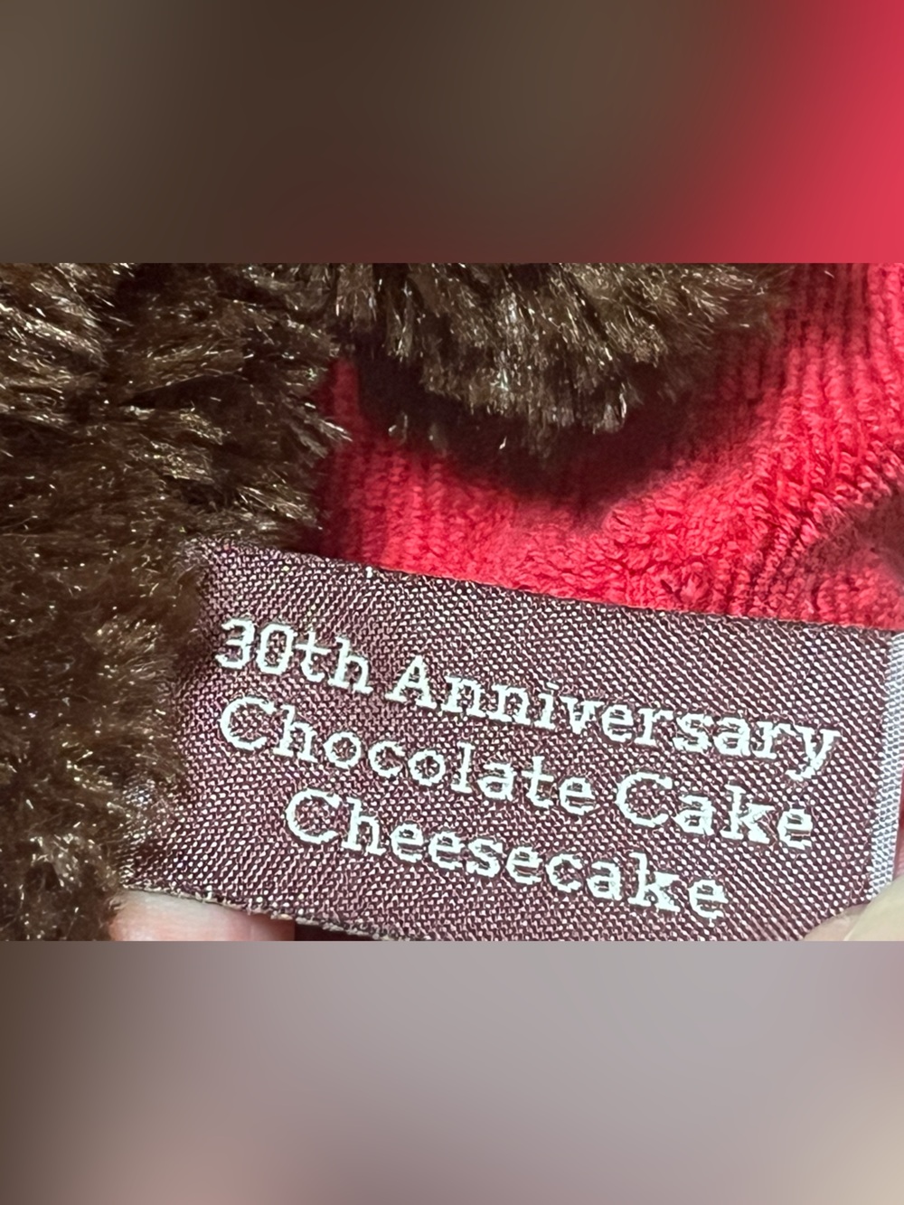 2008 30th Anniversary Cheesecake Factory Teddy Bear special edition - Picture 6 of 10